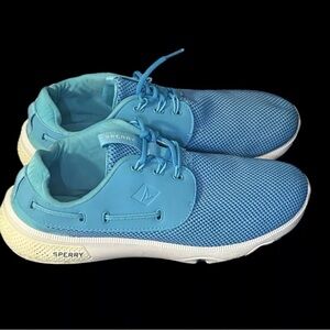 Sperry 7 Seas 3 Eye Blue Boat Shoes Women's Size 9.5M